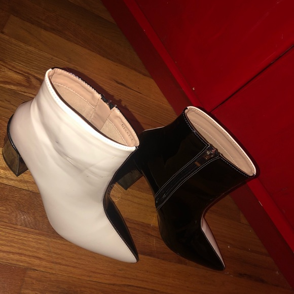 BooHoo Black & White Boots, Brand New! - Picture 3 of 7